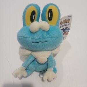 2013 Froakie Pokemon Takara Tomy USA Plush Stuffed 7" Toy With tags